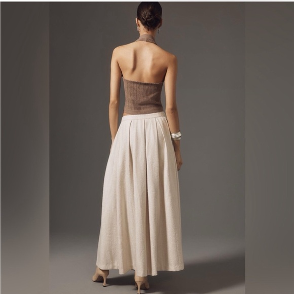 NWT Anthropologie Sunday Brooklyn Pleated Blanket Maxi Skirt - Picture 5 of 7